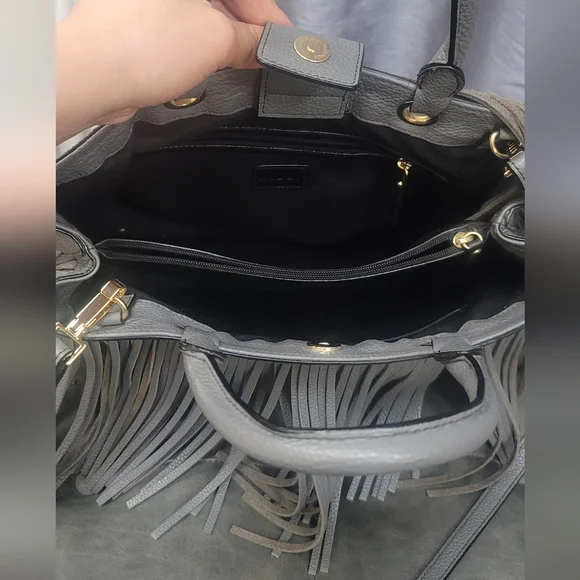 Milly Fringed leather bag - Picture 5 of 12